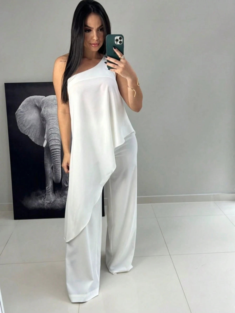 Vendedor IndicadoConjunto Tunica Feminina um Ombro Mula Manca