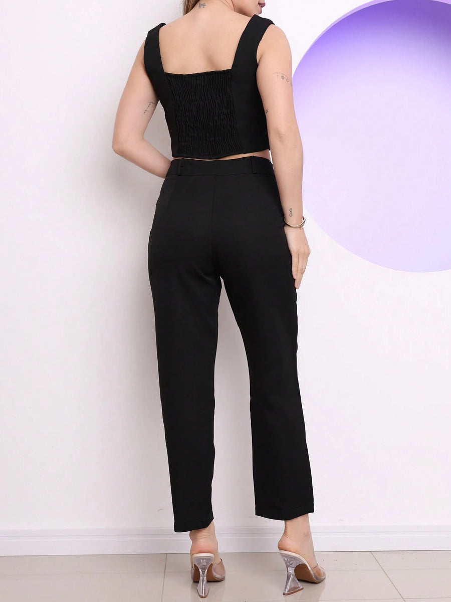 Vendedor Indicado
CONJUNTO ALFAIATARIA CROPPED CALÇA SKINNY