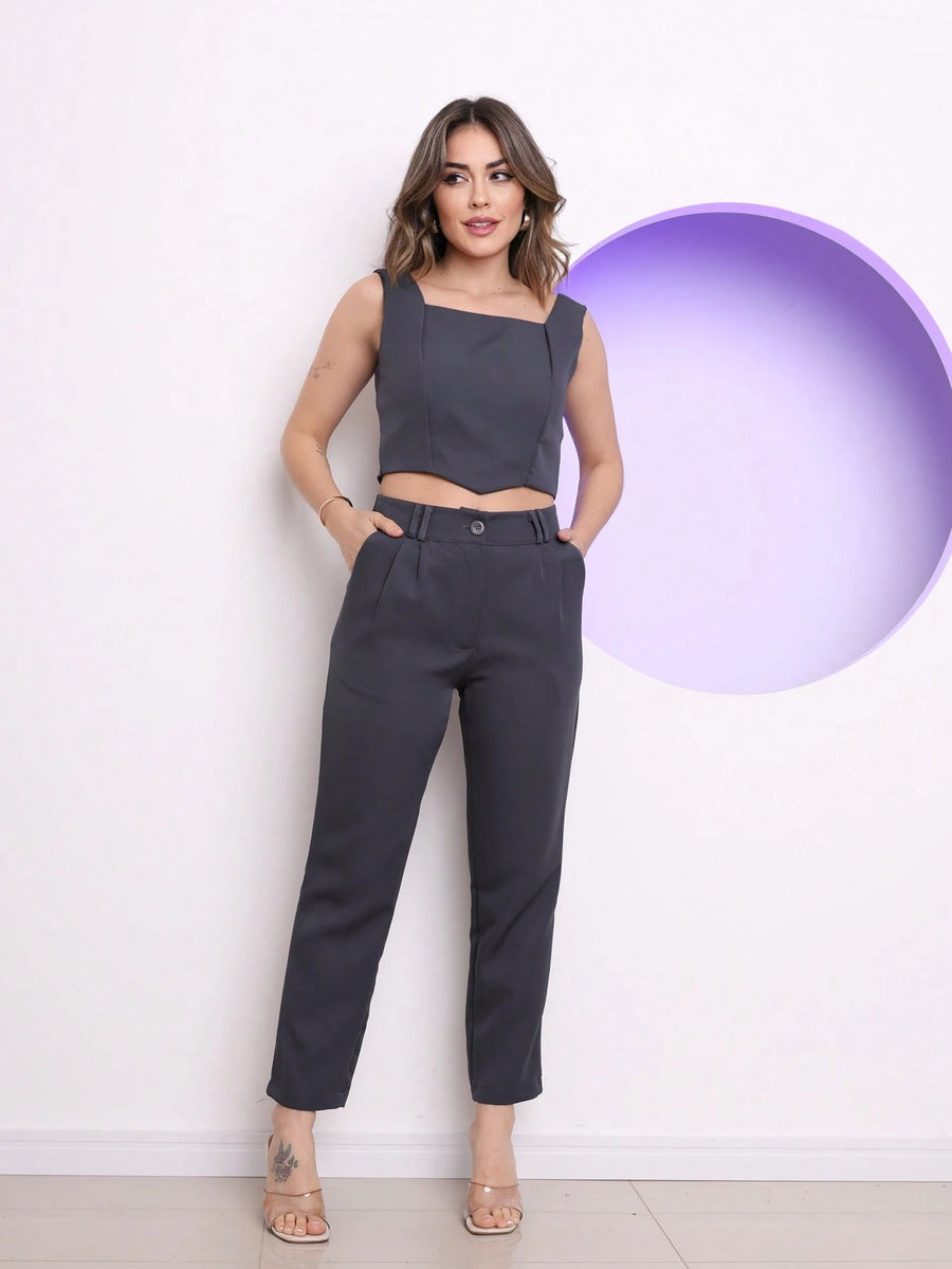 Vendedor Indicado
CONJUNTO ALFAIATARIA CROPPED CALÇA SKINNY