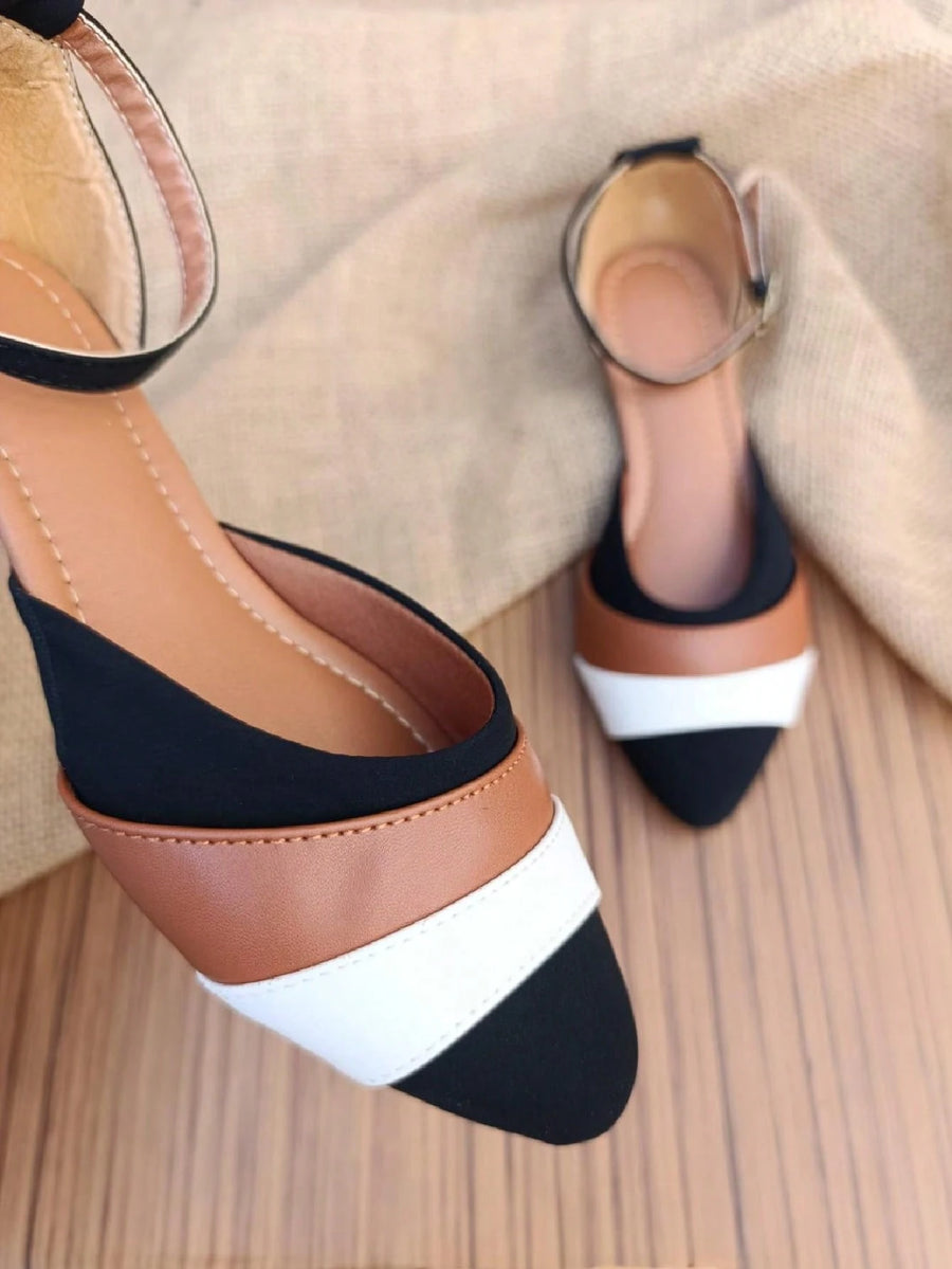 Salome BicoFino Elegante Preta Sapatilha Feminina 33ao42 moda gringa promoção