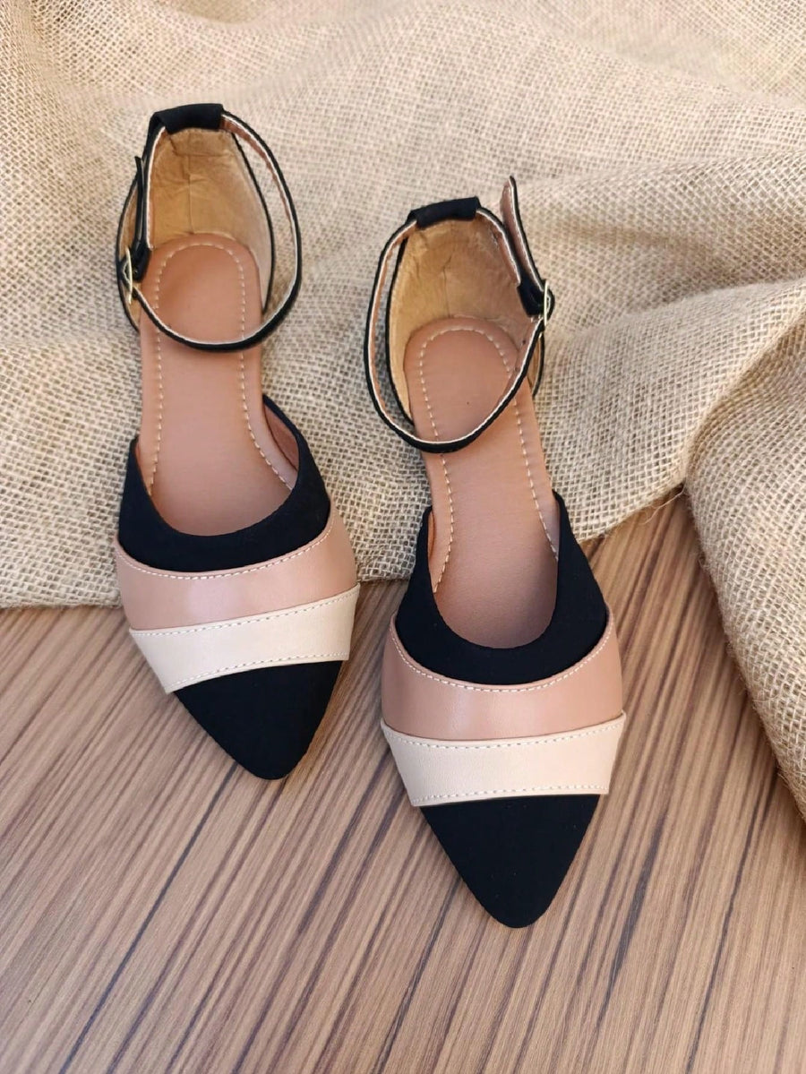 Salome BicoFino Elegante Preta Sapatilha Feminina 33ao42 moda gringa promoção