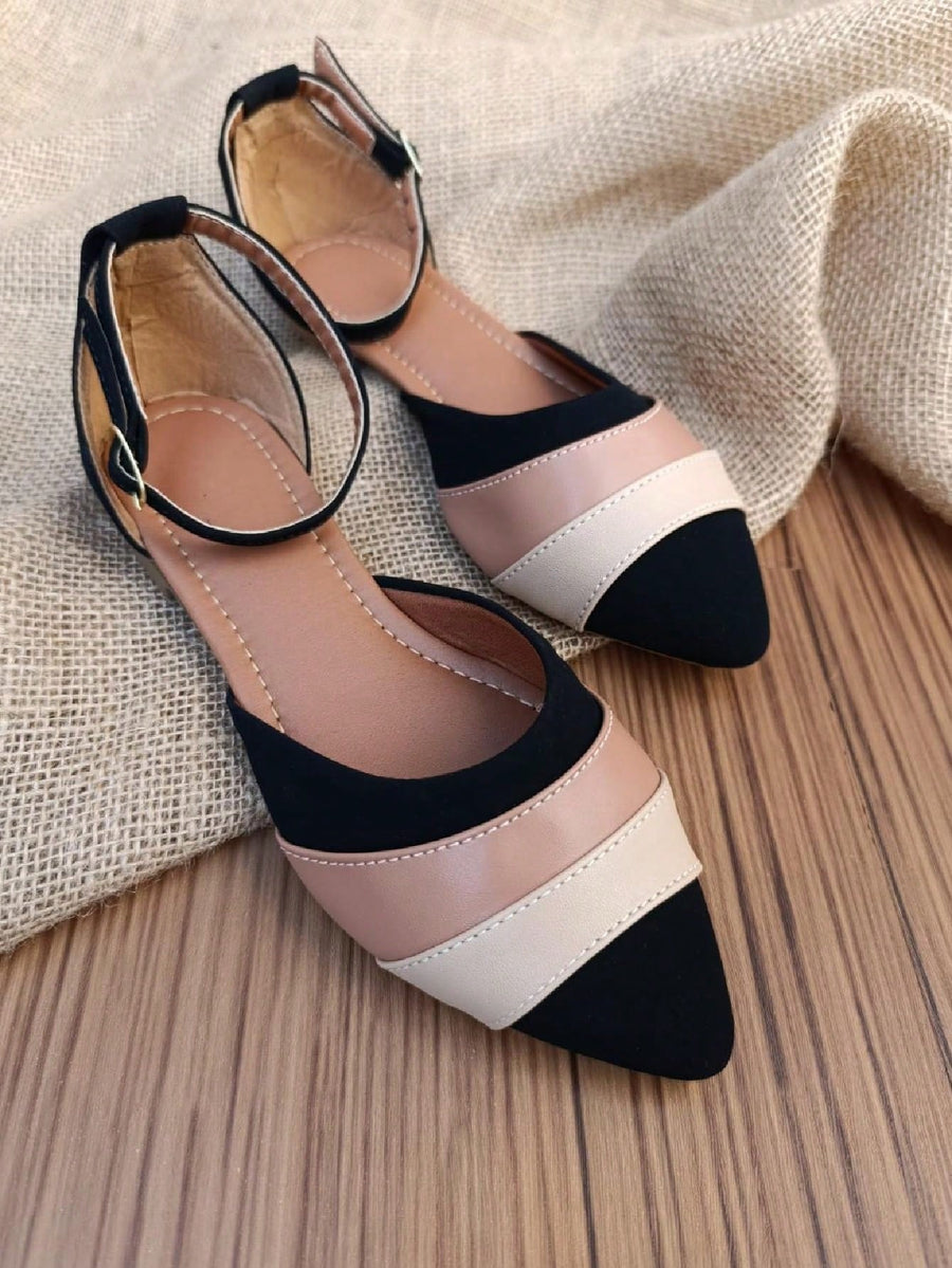 Salome BicoFino Elegante Preta Sapatilha Feminina 33ao42 moda gringa promoção