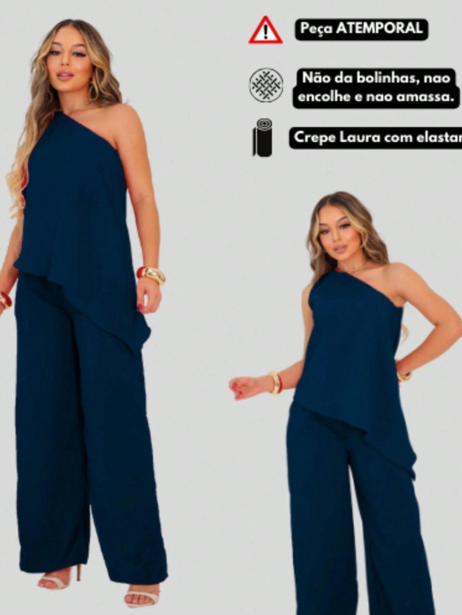Vendedor IndicadoConjunto Tunica Feminina um Ombro Mula Manca