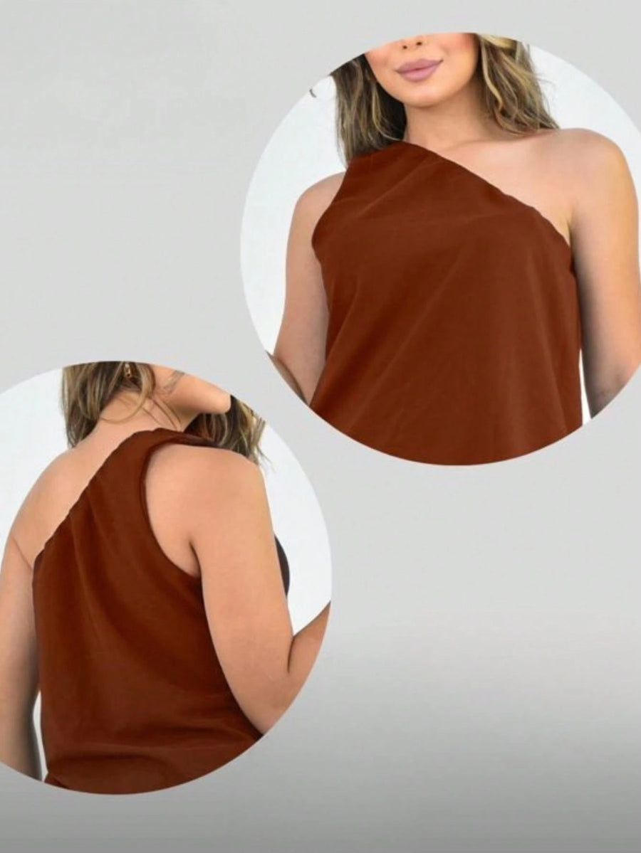Vendedor IndicadoConjunto Tunica Feminina um Ombro Mula Manca