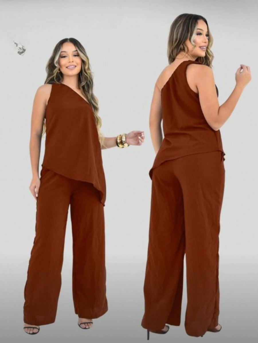 Vendedor IndicadoConjunto Tunica Feminina um Ombro Mula Manca