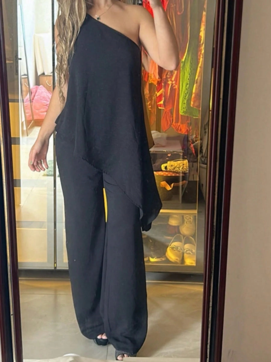 Vendedor IndicadoConjunto Tunica Feminina um Ombro Mula Manca