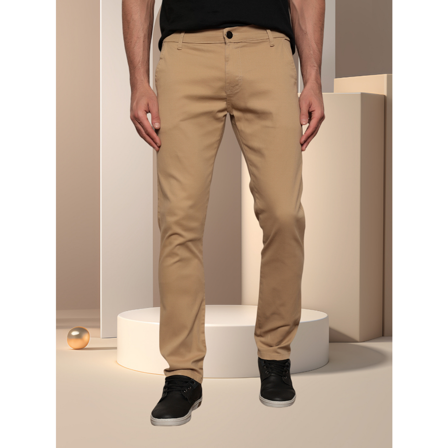 Calça Sarja Bolso Faca Masculina Slim Fit Varias cores-tomada de fábrica