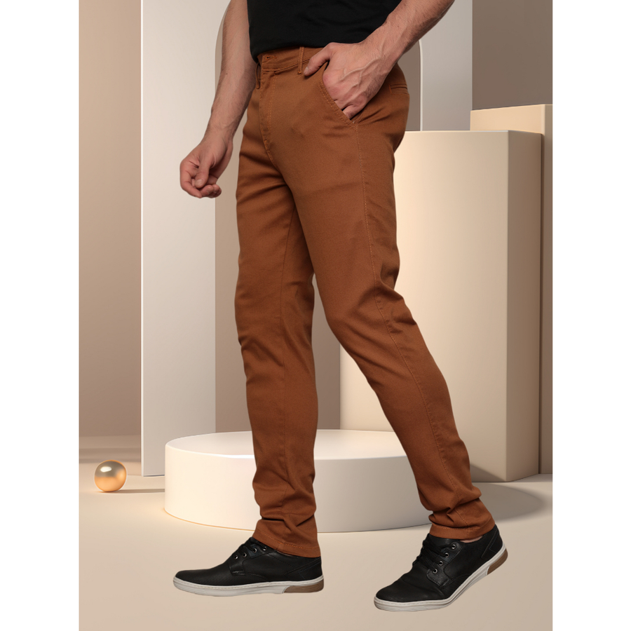 Calça Sarja Bolso Faca Masculina Slim Fit Varias cores-tomada de fábrica