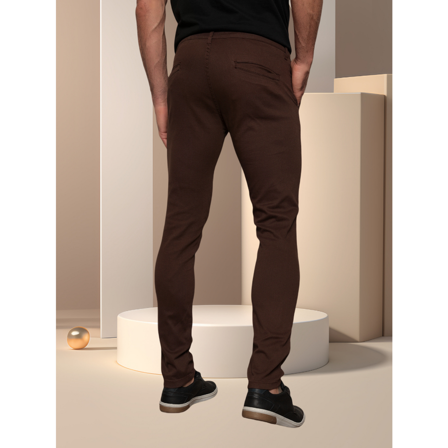 Calça Sarja Bolso Faca Masculina Slim Fit Varias cores-tomada de fábrica
