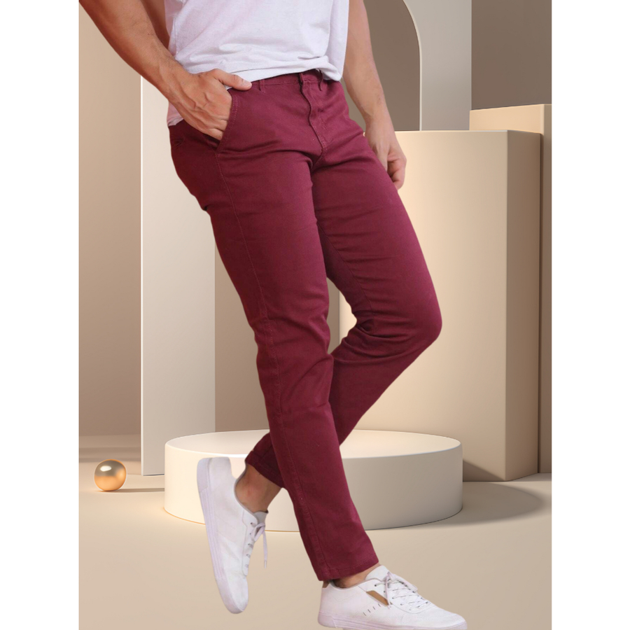 Calça Sarja Bolso Faca Masculina Slim Fit Varias cores-tomada de fábrica
