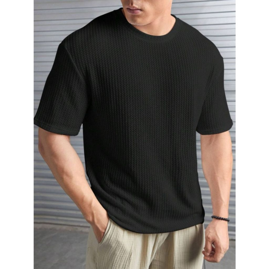 Camiseta Oversized Casual Básica Lisa Reta