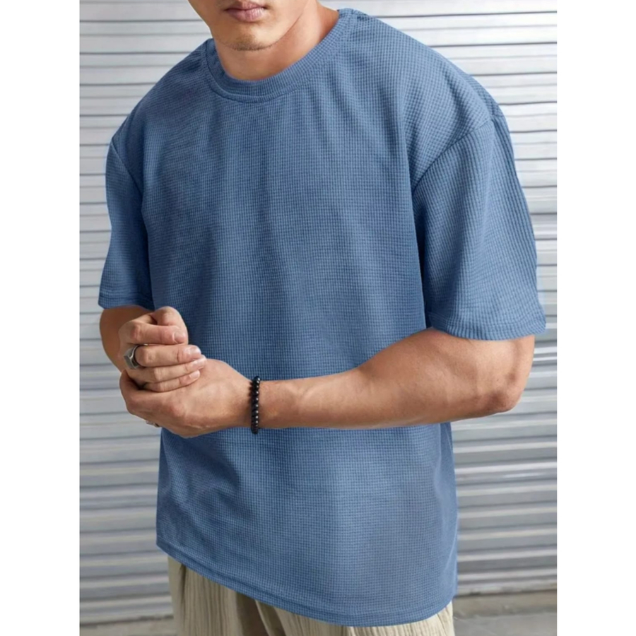 Camiseta Oversized Casual Básica Lisa Reta