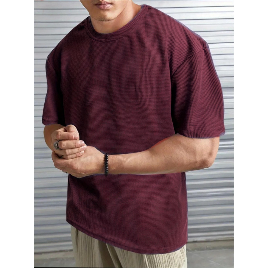 Camiseta Oversized Casual Básica Lisa Reta