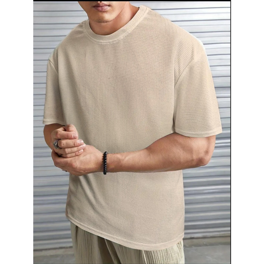 Camiseta Oversized Casual Básica Lisa Reta