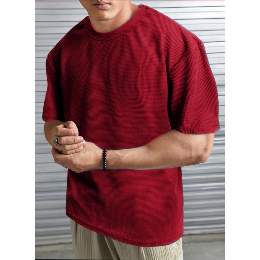 Camiseta Oversized Casual Básica Lisa Reta