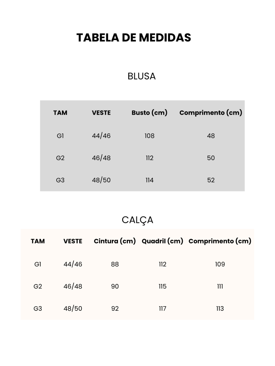 Conjunto Plus Size Feminino Blusa e Calça Estiloso Confortável