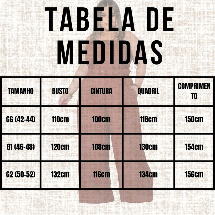 Macacão Feminino Plus Size Alfaiataria Elegante Alça Regulável Com Cinto