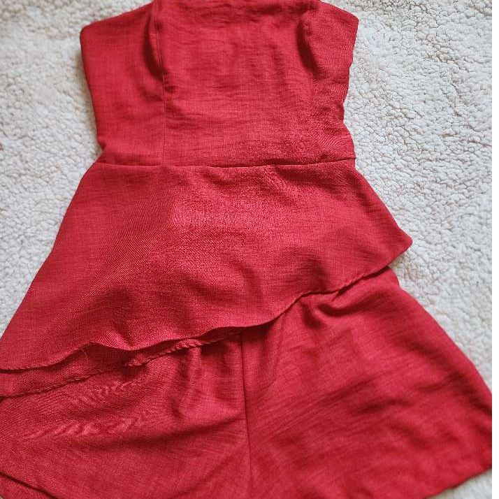 Conjunto Feminino Assimétrico Calça e Blusa Plus Size